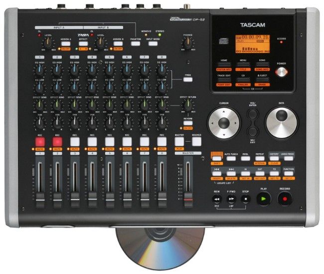 Tascam DP 02 Pro. 8 track Recorder Porta Studio. (DEMO)  