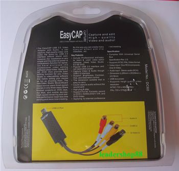 EasyCAP DC60 v2.1C TV DVD VHS Video Audio Capture Vista  