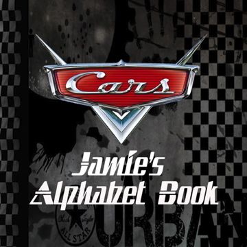 Disney~CARS & CARS 2~Hardcover Book~ALPHABET~LETTERS~ABC~READING 