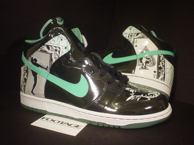   Dunk High PREMIUM DONTRELLE WILLIS BLACK AZURE GREEN WHITE DS NEW 12.5