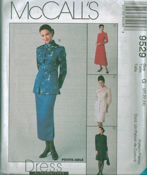 OOP McCalls Plus Size Full Figure Dress Sewing Pattern  