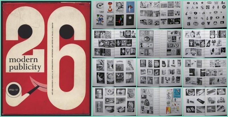 1957 Saul Bass MODERN PUBLICITY Beall BINDER Schleger  