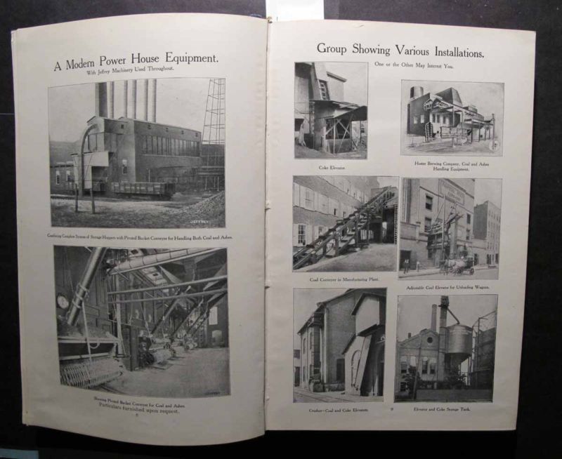 JEFFREY ELEVATOR INDUSTRIAL MACHINE CHAIN CATALOG 1906  