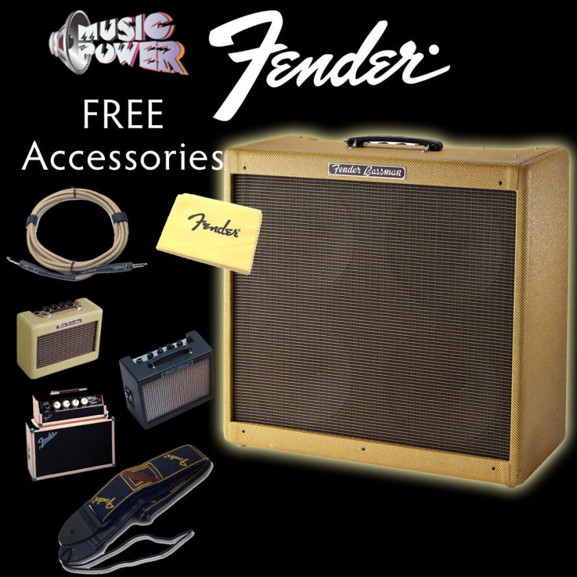 Fender 59 Bassman Limited 4x10 Guitar Amp Reissue & Free Accessories 