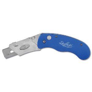 Sheffield Folding Lock Back Carpet Knife Utility with Aluminum Handle 