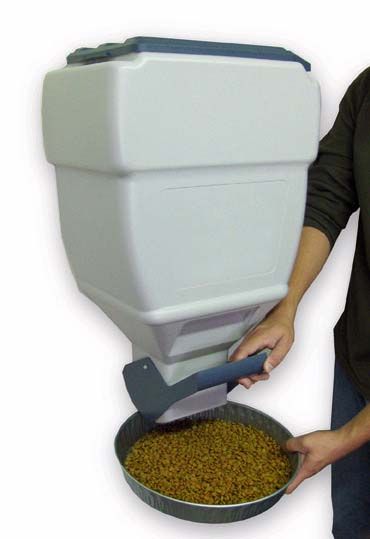 Bergan Wall Mounted Dog Food Dispenser Holds 40 Pounds  