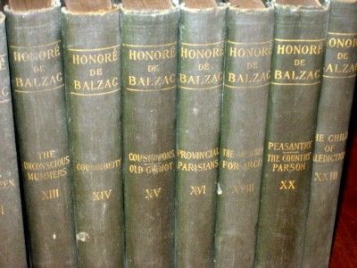   De BALZAC Works 16 Volumes First Translation into English Illustrate