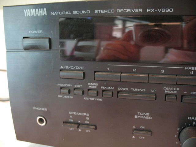  home theater system quality brand yamaha rx v690 310 watts no remote 