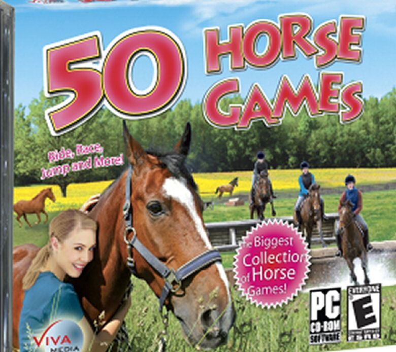 50 Horse Games Ride Jump Race Trivia Horsez PC NEW  