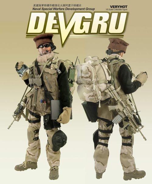 Very Hot DEVGRU w/ Action Figure Body & Head Set  