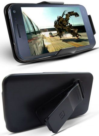 BLACK CASE+BELT CLIP HOLSTER FOR SPRINT SAMSUNG GALAXY S II EPIC 4G 