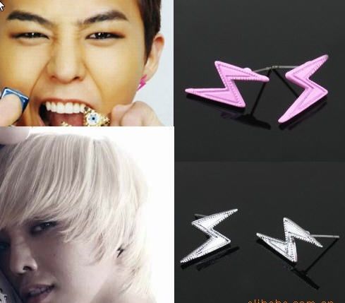 KOREAN BIGBANG G Dragon Earrings lightning 3 color DE03  