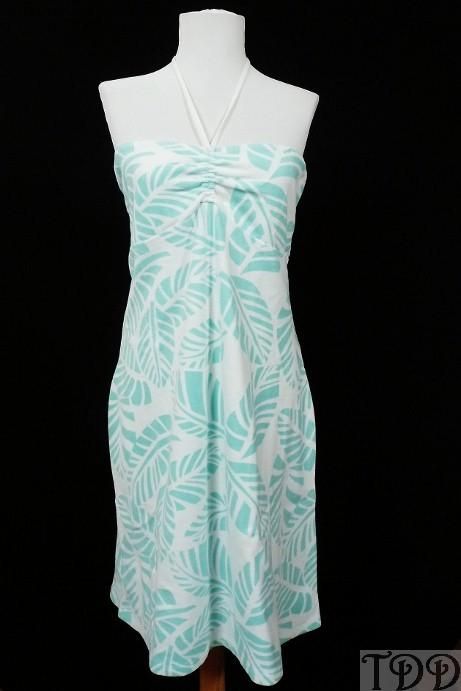   tommy bahama zuma leaf halter sun dress cover up size large lg l