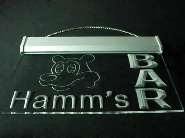 Y052B LED Sign Hamms Beer Pub BAR Light  