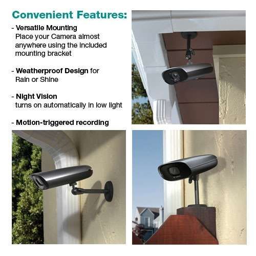 Logitech Alert 700e Add On Security Camera Night Vision  