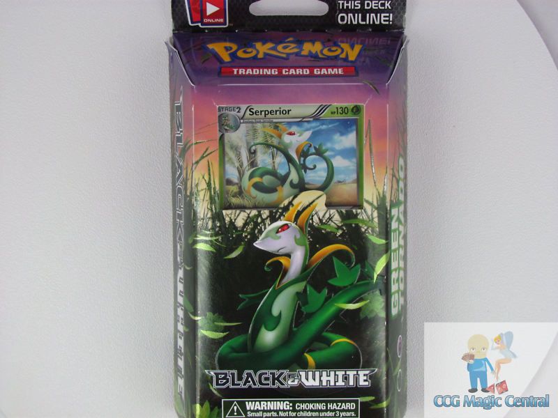 POKEMON TCG BLACK AND WHITE THEME DECK GREEN TORNADO  