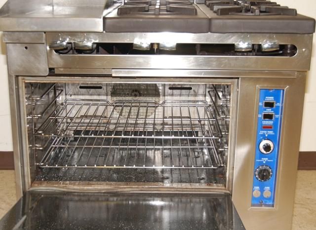 South Bend 36 4 Burner Gas Range, 12 Griddle, Convection Oven  