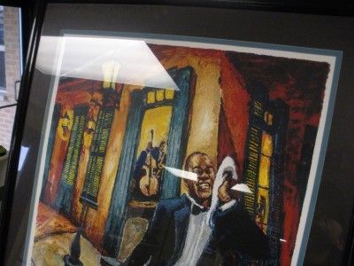 2001 New Orleans Jazz & Heritage Festival Jazz Fest Poster Louis 