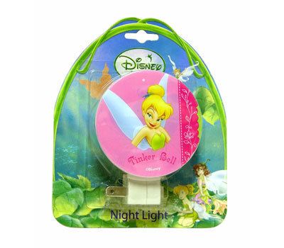 Disney Tinkerbell BELL Kids Pink Night Light NIP  