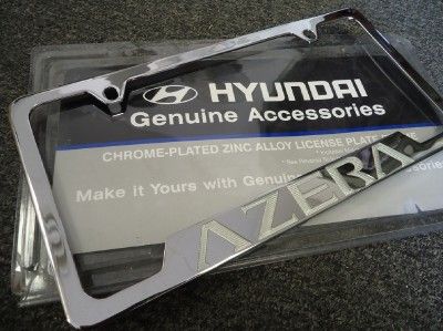 GENUINE ACCESSORIES HYUNDAI AZERA LICENSE PLATE FRAME  