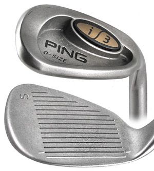 PING I3 O SIZE 56* BLACK DOT SAND WEDGE JZ STEEL REG  