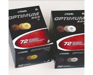   Optimum 3 Star Ball 40mm White Table Tennis Ping Pong 50 pcs  