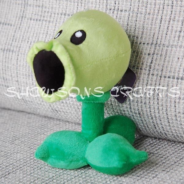 PVZ PLANTS VS ZOMBIES PLUSH FIGURE 6.5 PEASHOOTER TOY  