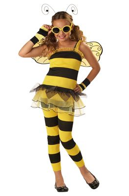 Little Honey Bumble Bee Child Halloween Costume  