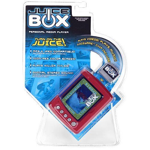 Juice Box Personal Color Video Media Player  New Red  