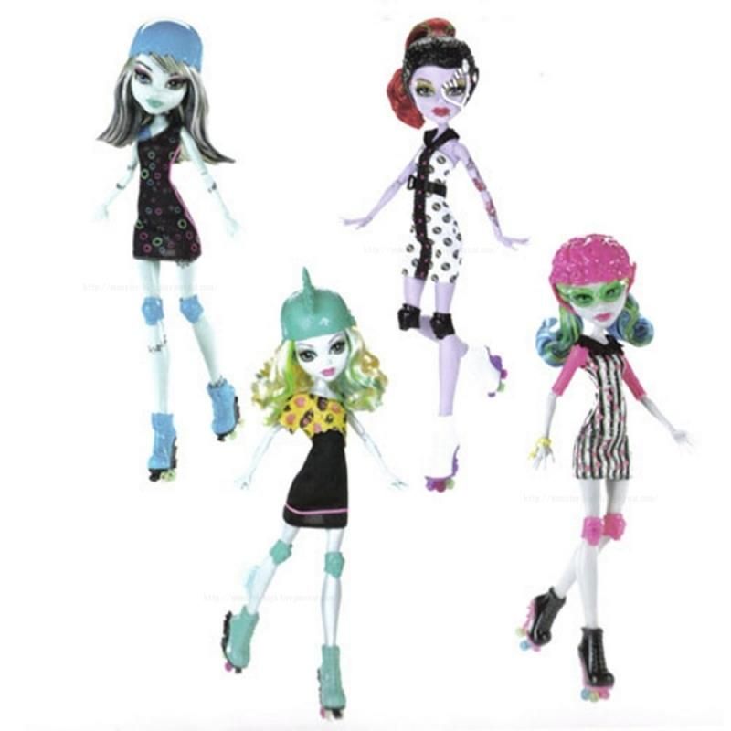 PRE ORDER~Monster High Roller Maze Complete Set Frankie,Ghoulia 