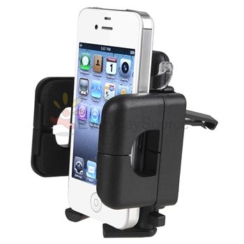 AC Travel+Car Charger+USB Data Cable+Mount Holder For Cell Phone HTC 