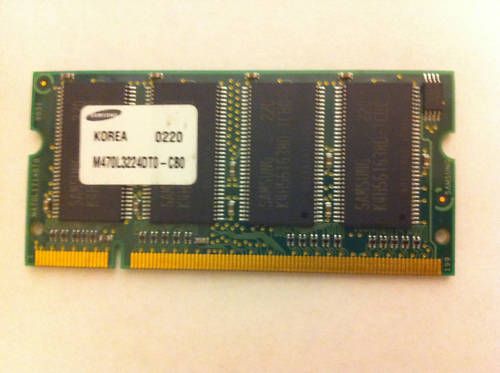 Dell Latitude C400 256mb PC133 Sdram Laptop Ram Memory  