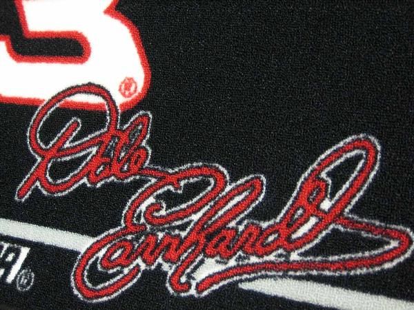 Dale Earnhardt Sr #3 Signature Tufted Non Skid Area Rug  