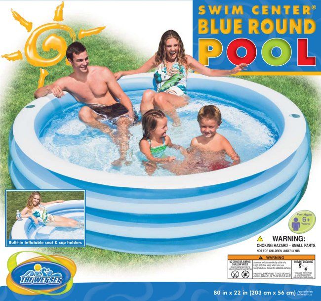   Inflatable Family Round Swimming Pool  57481E 078257574810  