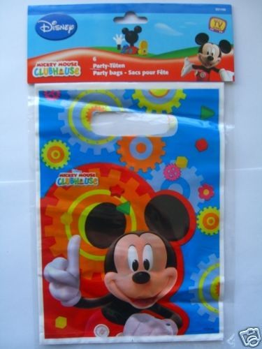 MICKEY MOUSE CLUBHOUSE (Party) 6 Shaped Plates & 8 Cups  