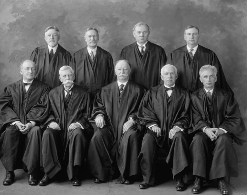 early 1900s photo SUPREME COURT, U.S. TAFT COURT  