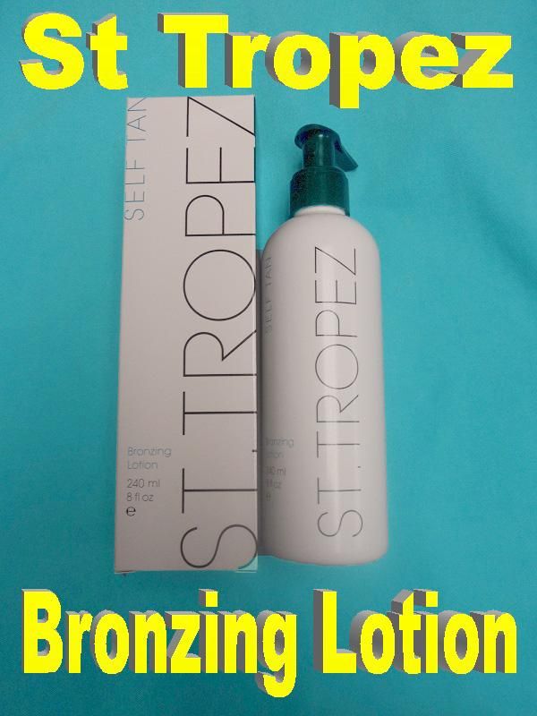 ST TROPEZ︱Self Tan Bronzing LOTION 8 oz + GLOVES︱Tanner Sunless 