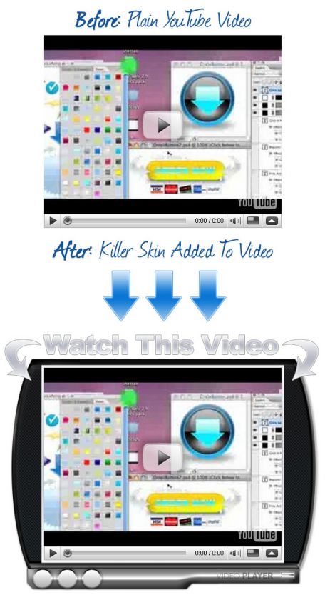 Video Skins Pro   Make Your YouTube Videos Stand out  