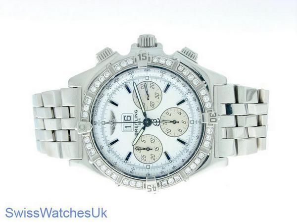 BREITLING CROSSWIND WINDRINDER DIAMOND WATCH Shipped from London,UK 