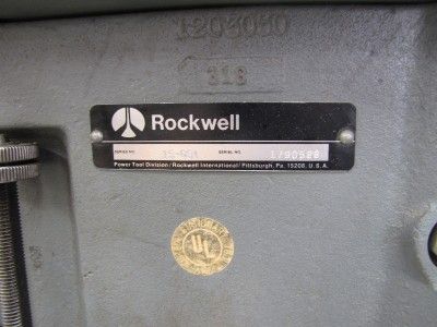 Rockwell Drill Press 15 floor model all new electricals 115/230 volt 