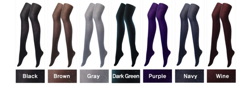 Womens Ladies Sexy Shiny Glitter Glossy Pantyhose Tights Stockings 